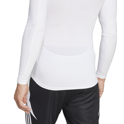 Мужская теннисная футболка с длинным рукавом Adidas Techfit Long Sleeve T-shirt - white