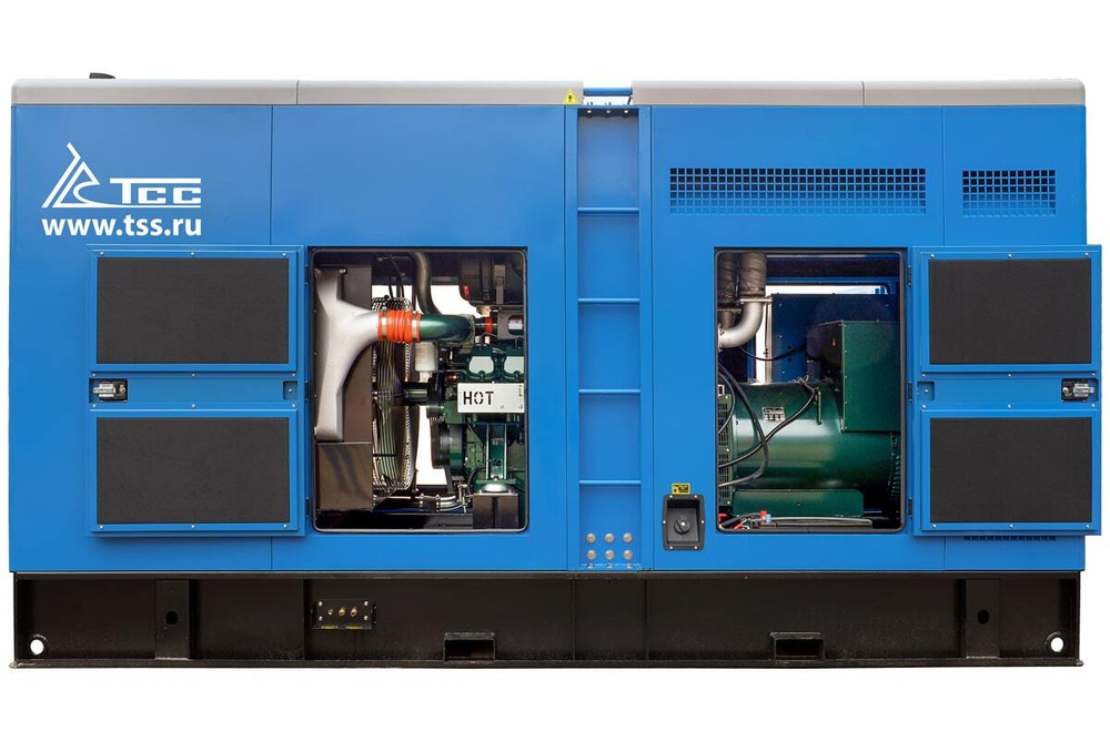 Дизельный генератор ТСС АД-500С-Т400-2РКМ17 Doosan в кожухе с автозапуском