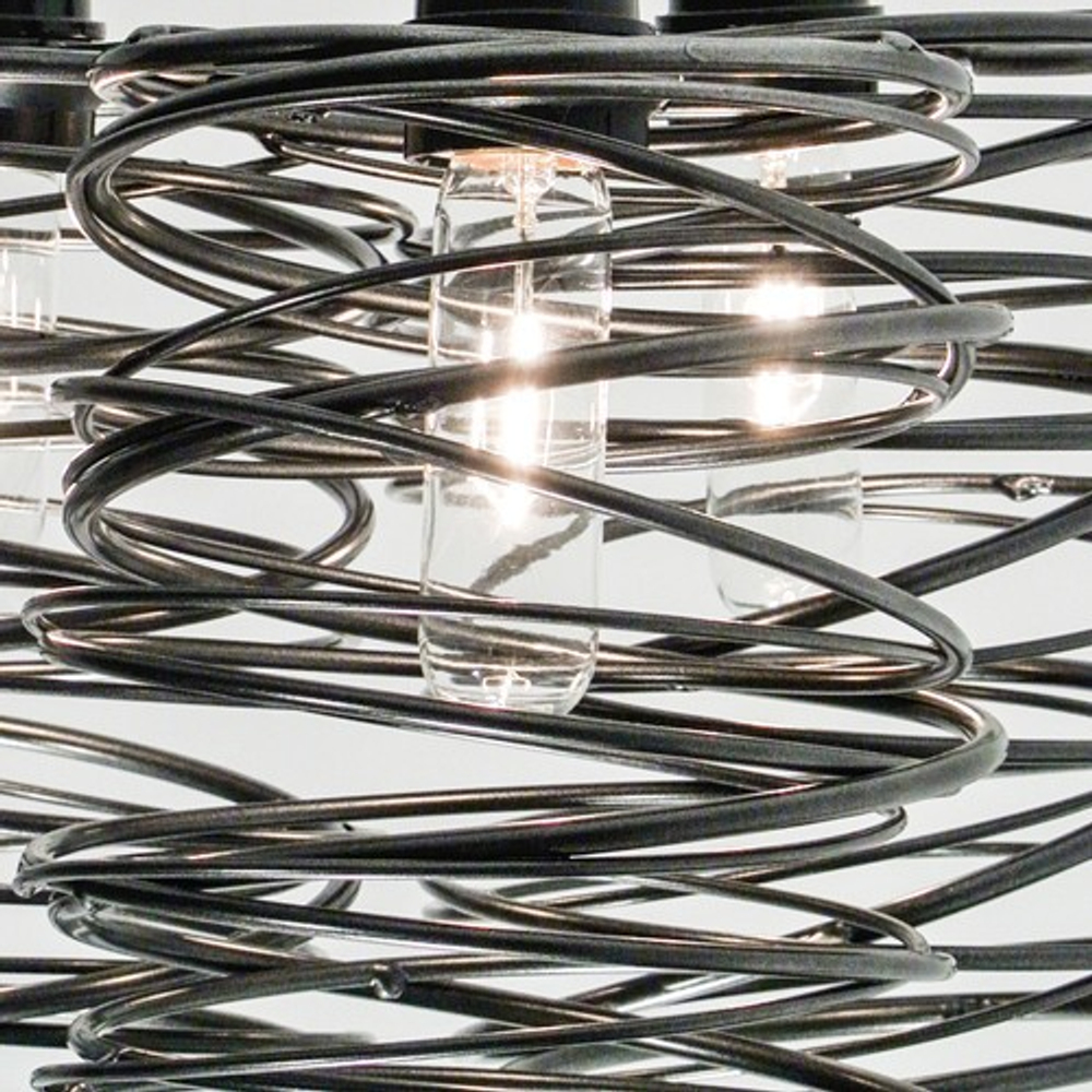 люстра Spiral Nest Cluster 3 Light Chandelier By Zac Ridgely ( зеленый )