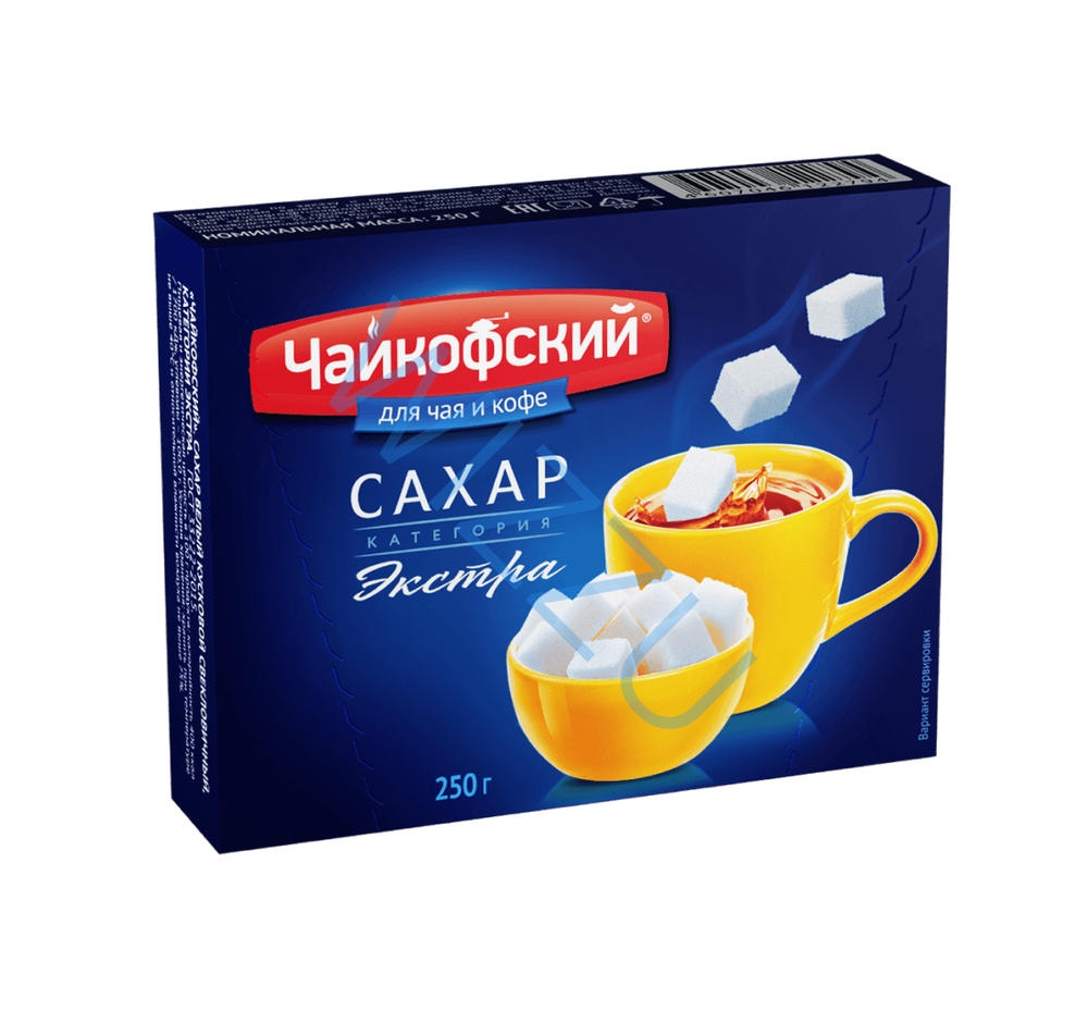 Сахар белый кусковый РУСАГРО Чайкофский 0,5кг