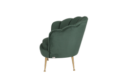 Кресло велюр Garda Decor зеленое 87yy-1907 kres zel