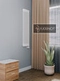 Axxinot Sentir Electric 2120 - электрический вертикальный двухтрубный трубчатый радиатор высотой 1200 мм, белый