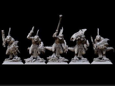 Skinks with Swords