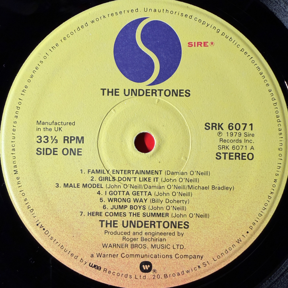 The Undertones – The Undertones (Англия 1979г.) Т