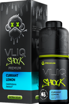 Ароматизатор VLIQ Shock Premium (12 мл / 30 мл) Смородина Лимон