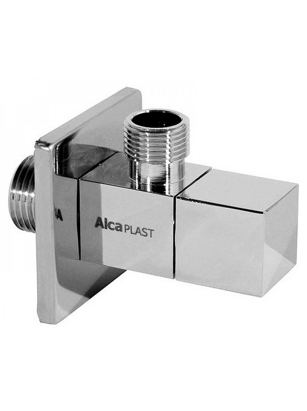 Кран угл. сантех. 1/2"х 1/2"Alcaplast (квадратный)