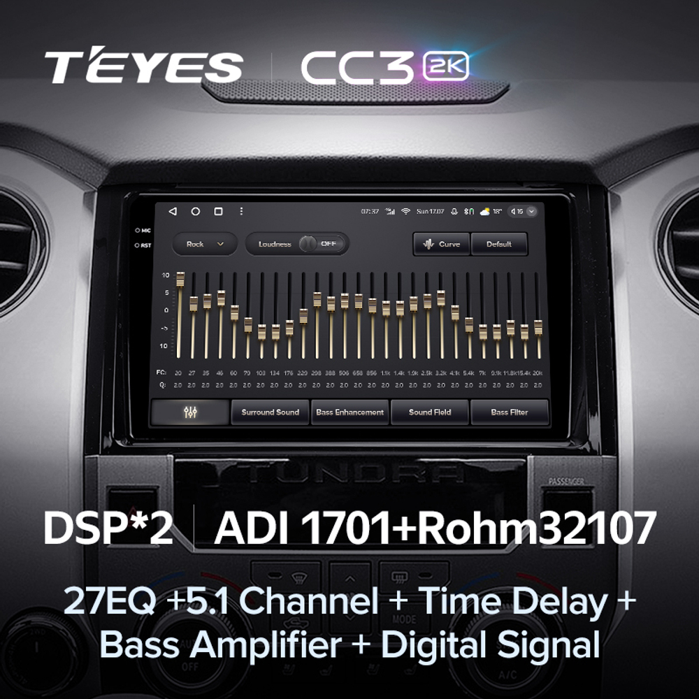 Teyes CC3 2K 9"для Toyota Tundra 2013-2020