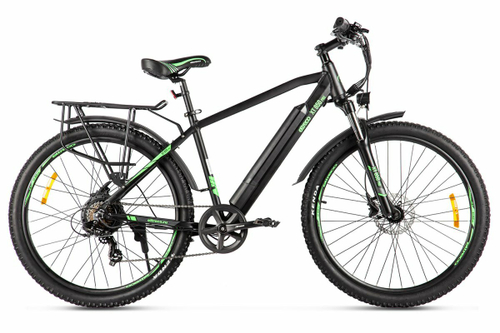 Электровелосипед Eltreco XT 850 Pro (Черно-зеленый-2673)