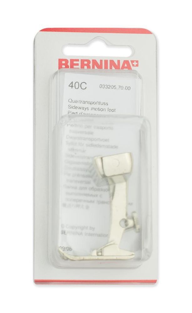 Лапка №40C для поперечного транспортера Bernina, 033 205 71 00, Bernina, 1 шт Лапка №40C для поперечного транспортера Bernina, 033 205 71 00, Bernina, 1 шт