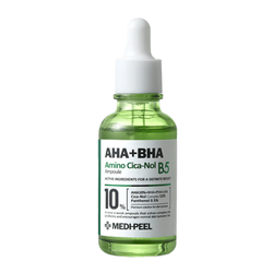 Отшелушивающая ампула с кислотами и центеллой Medi-Peel AHA BHA Amino Cica-Nol B5 Ampoule 30 мл.