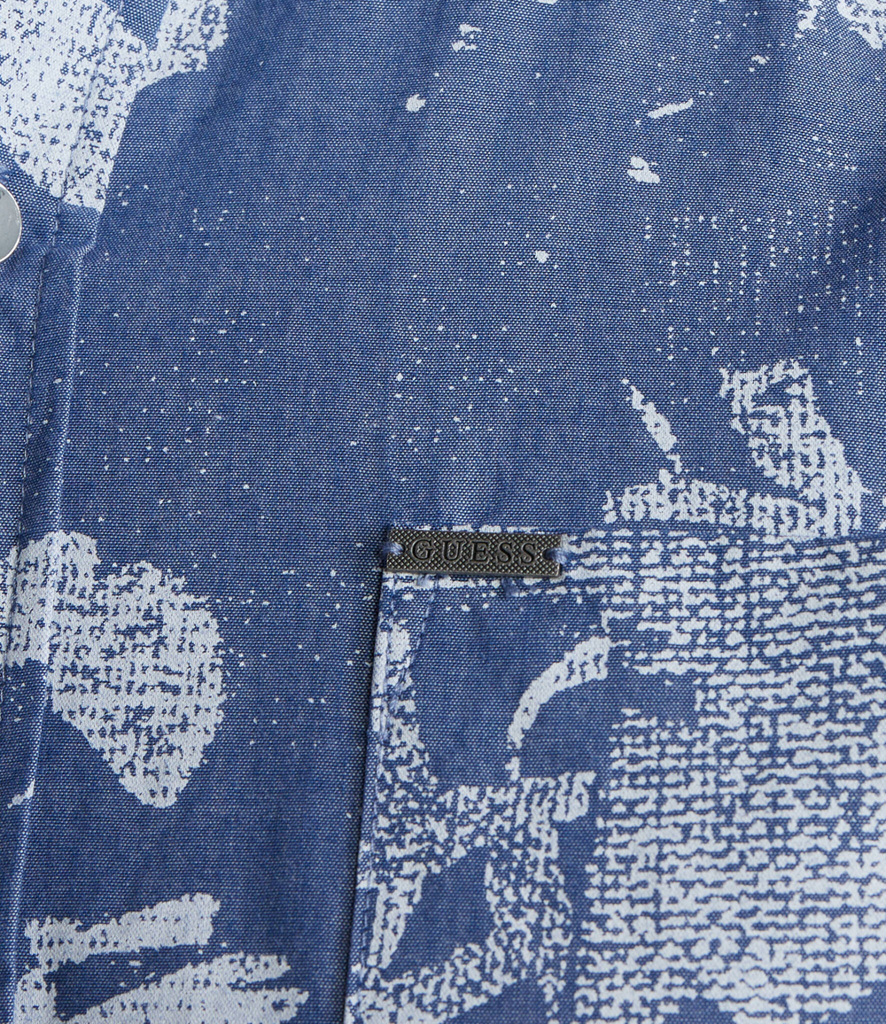 Рубашка GUESS - голубой(M4RH24 WFXS1)
