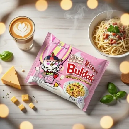 Рамен Buldak HOT CHICKEN RAMEN-CREAMY CARBONARA