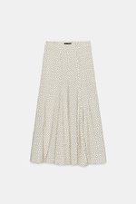 ЮБКА МИДИ В ГОРОШЕК — ZARA