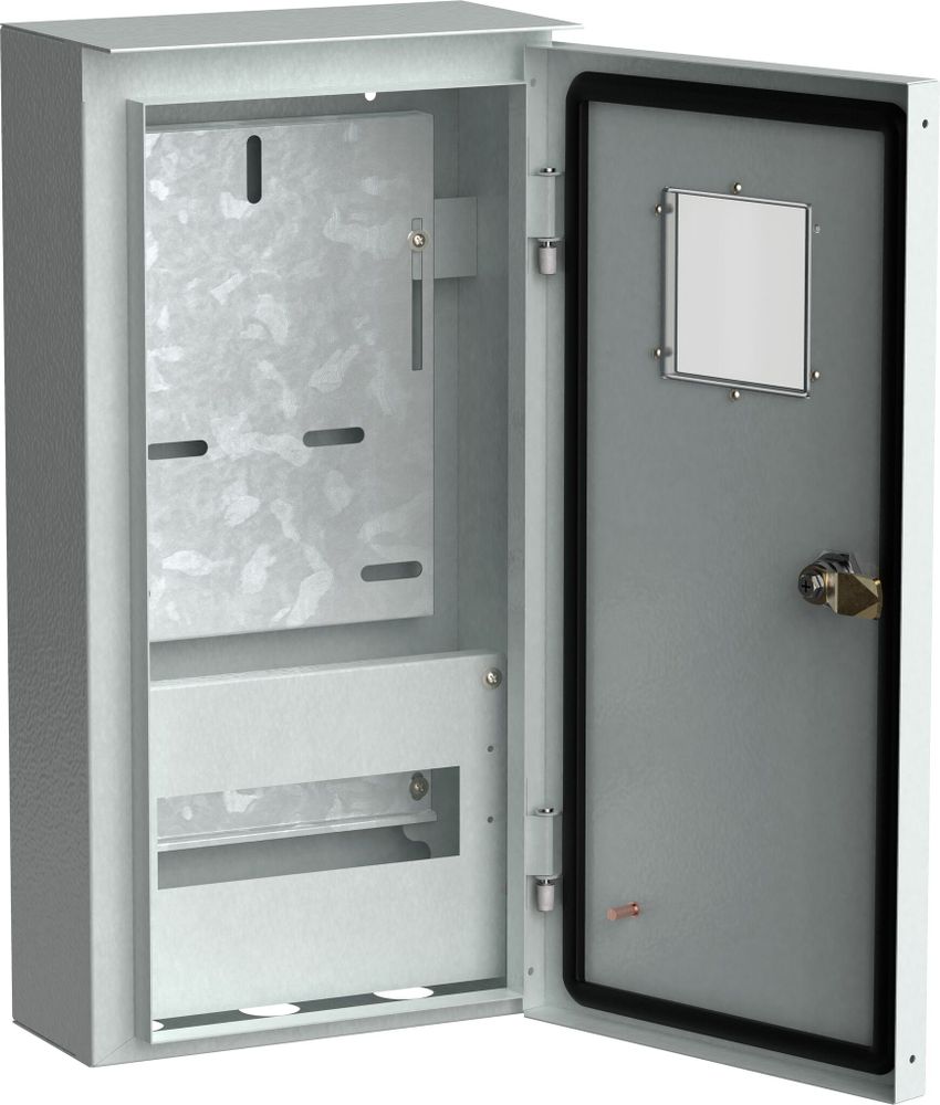 Корпус металлический коттеджный ЩУРн-3/9 (500х250х135мм) У1 IP54 TITAN IEK Корпус металлический коттеджный ЩУРн-3/9 (500х250х135мм) У1 IP54 TITAN IEK