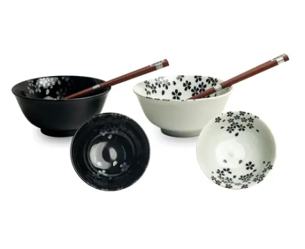 Mensa Home Набор из 2 мисок 15x7 см + палочки для еды EAN 00966177