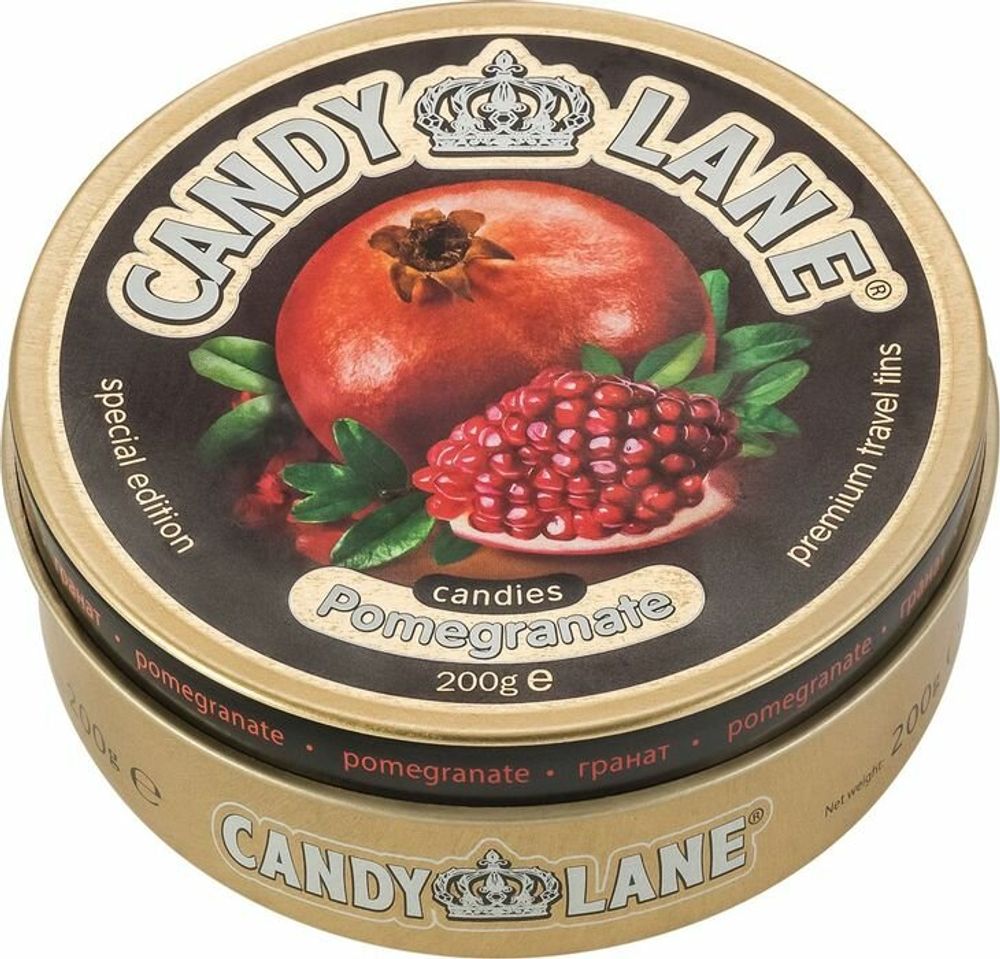 CANDY LANE гранат леденцы 200г в ж/б