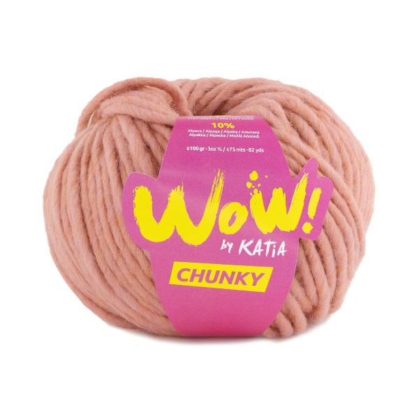 Пряжа Katia (Катя) Wow-Chunky / уп.10 мот. по 100 г, 75 м, K002