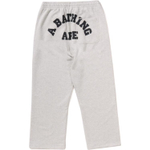 A Bathing Ape Bathing Ape Fw25 Knitted Sweatpants серый