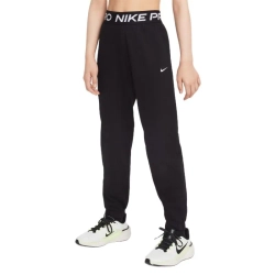 Брюки для девочки теннисные Nike Kids Pro Fleece Dri-Fit - black/black/black/white