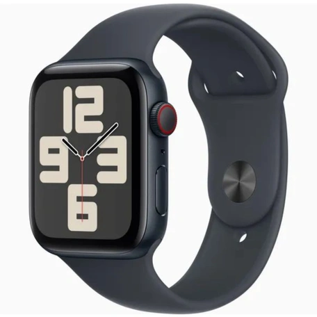 Умные часы Apple Watch SE 2024 GPS 44 мм Midnight Aluminium Case with Midnight Sport Band - S/M