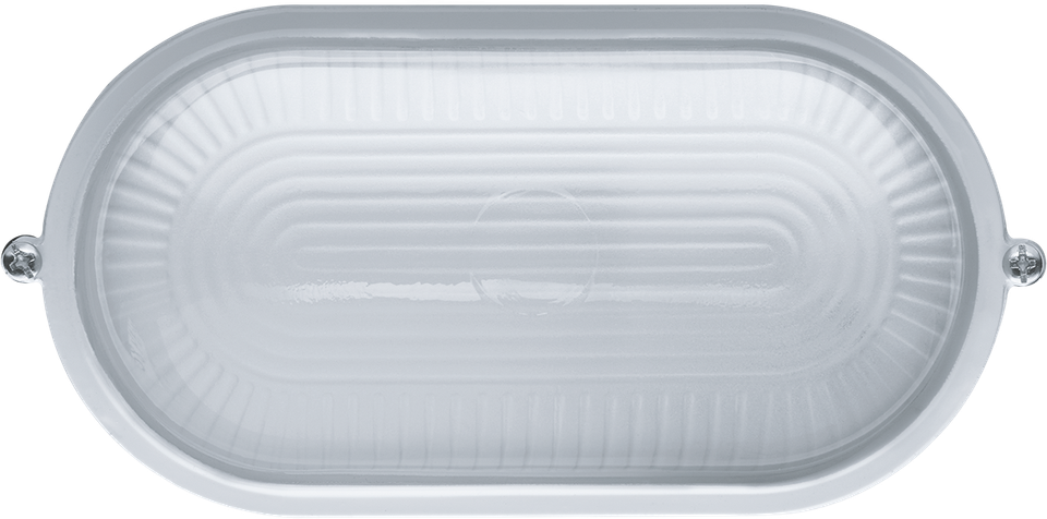 Светильник НПП-60w термостойкий овальный без решетки IP54 белый