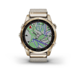 Умные часы Garmin Fenix 7S Sapphire Solar титановый кремовый с нейлоновым ремешком 42 мм