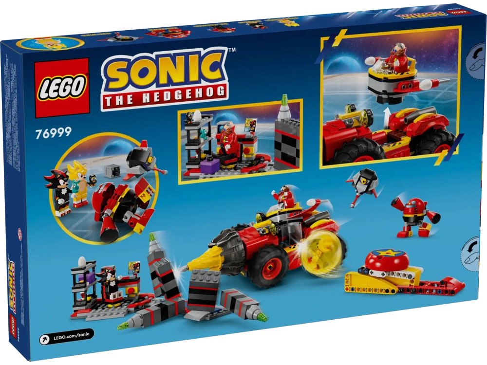 Конструктор LEGO Sonic the Hedgehog 76999 Super Sonic против Egg Drillster