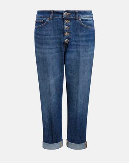 Джинсы DonDup 268 K07 голубые потертости