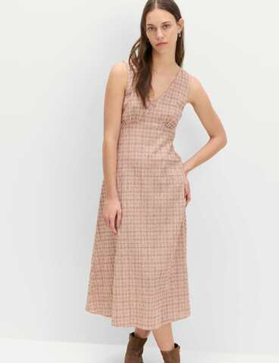 Платье Midi с узором T42002804W - Marks & Spencer