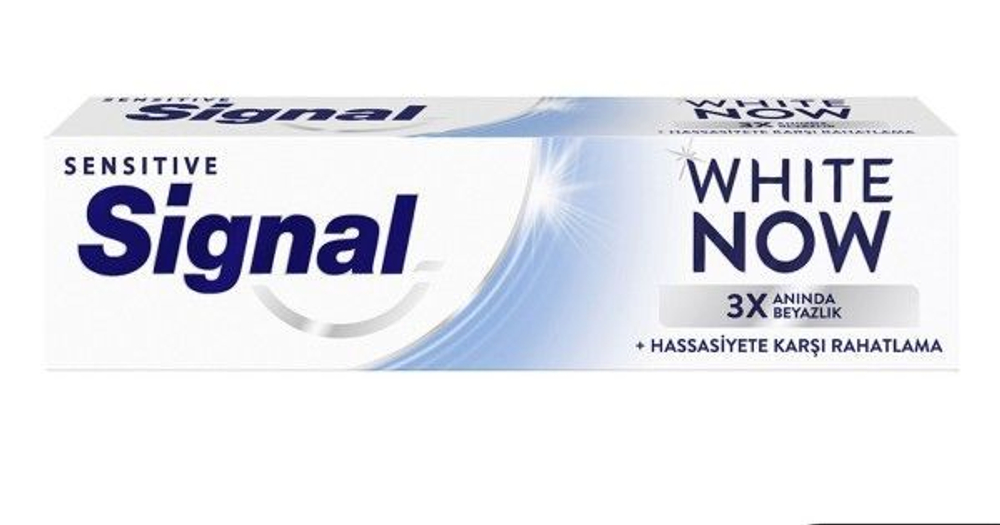Signal White Now Sensitive Мгновенное отбеливание против пятен 75 мл (Болгария)
