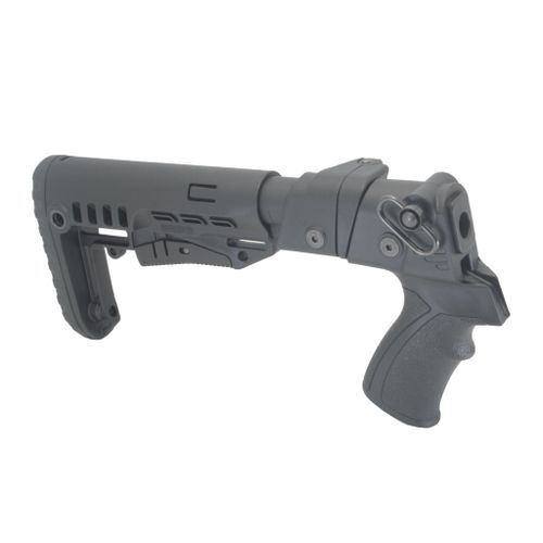 Пластиковый приклад Бекас, DLG Tactical. Черный