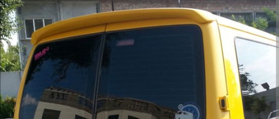 Спойлер на заднюю дверь для VOLKSWAGEN T4 90-03, c двумя распашными дверьми