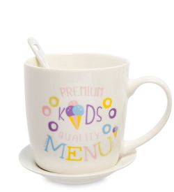 MUG-165/4 Кружка с ложкой «Детское меню»
