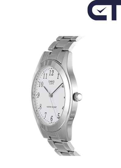 Casio LTP-1128A-7B — женские классические часы на стальном браслете