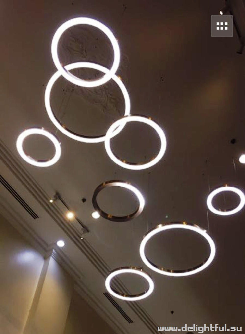 Light Ring Lamp  by  HENGE style  ( 100 CM )