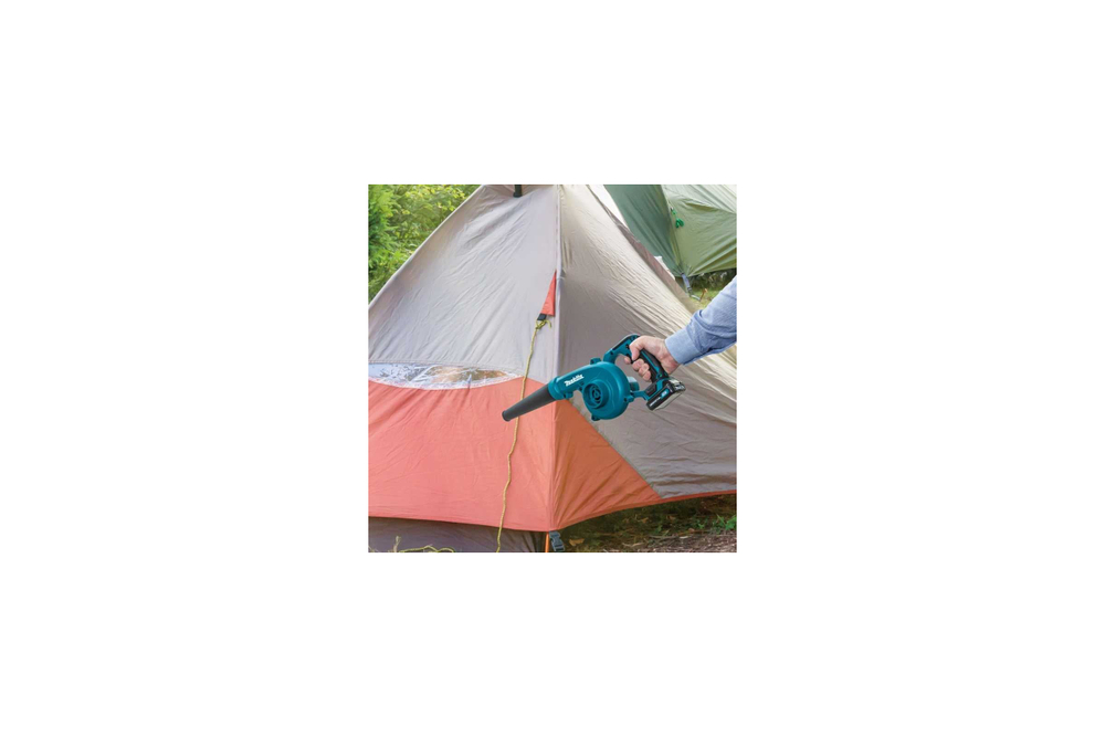 Аккумуляторная воздуходувка Makita CXT 12 В, 2.6 куб.м/мин, 75 м/с, короткий патрубок UB100DZ
