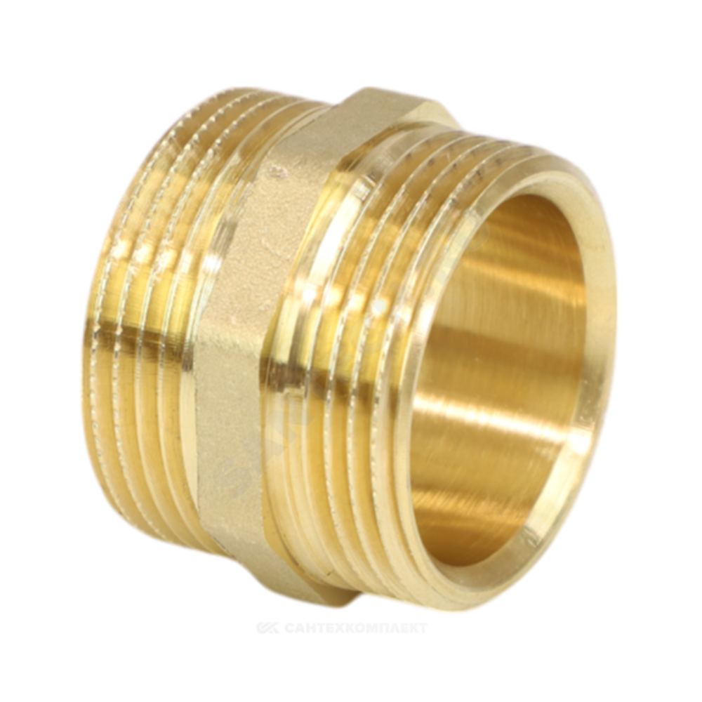 Ниппель латунь Ду 50 (2") НР LD LD.65.501.50