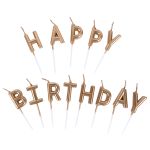 Набор свечей для торта 2.4 г, 12х13 шт, 02_Happy Birthday, Boomzee BCD-16