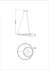 Подвесной светильник Millo A3893SP-30BK Arte Lamp