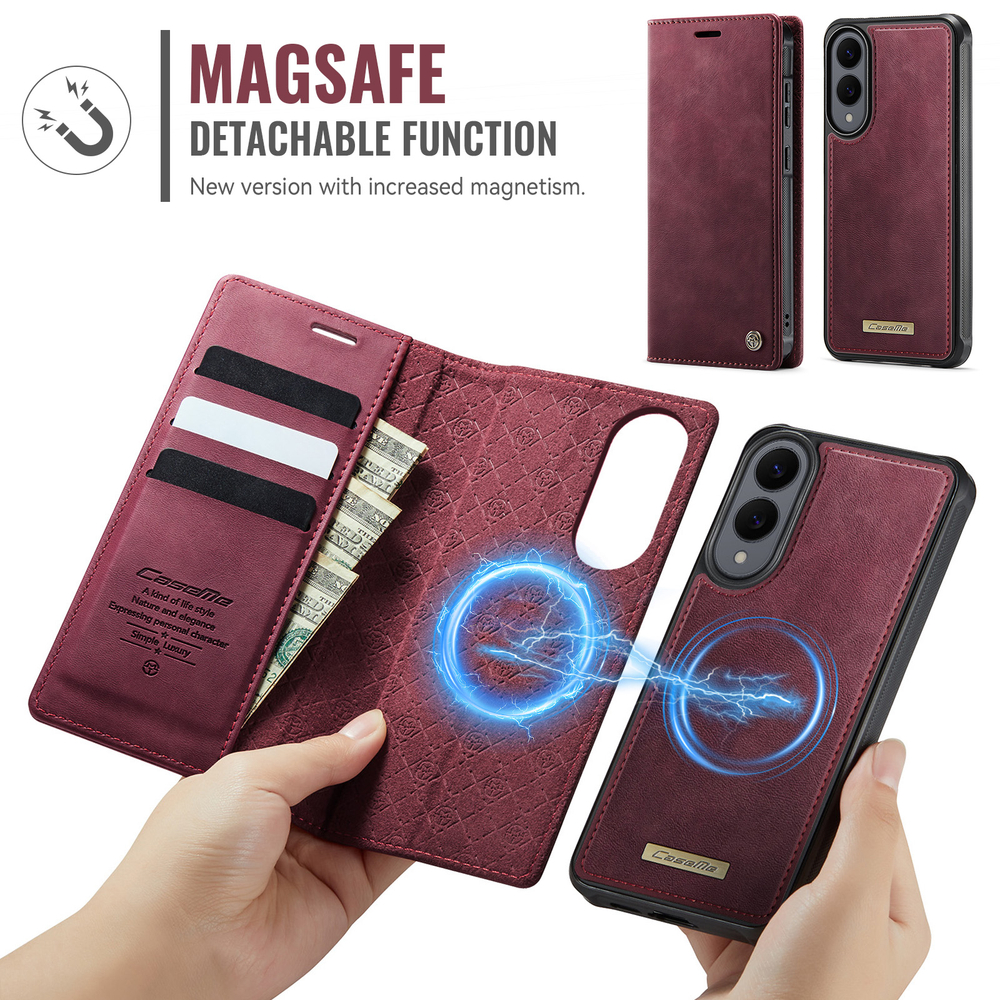 Чехол-кошелек CaseMe 2 in 1 MagSafe Samsung Galaxy S25 Edge