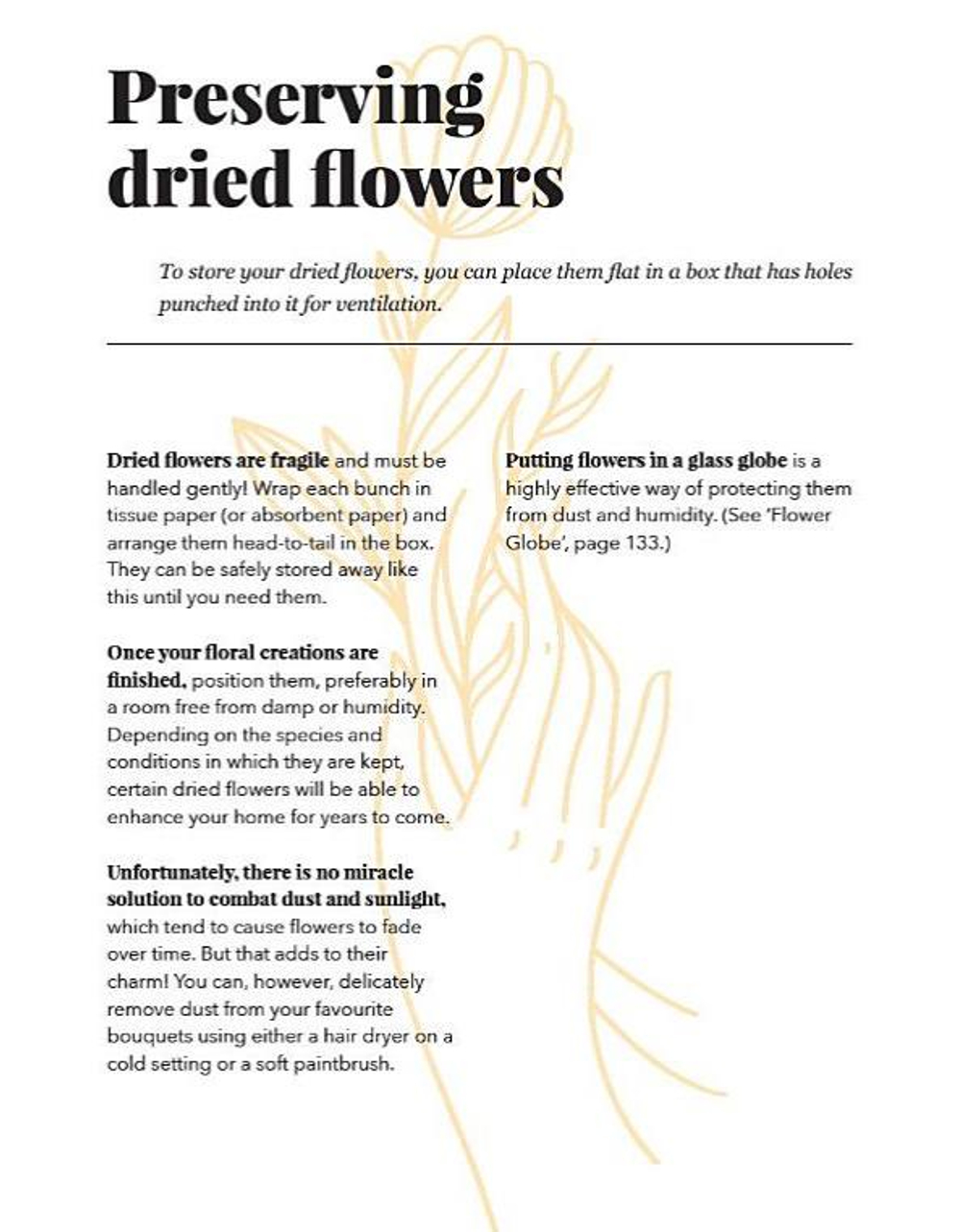 Dried Flowers: Techniques and Ideas for the Modern Home