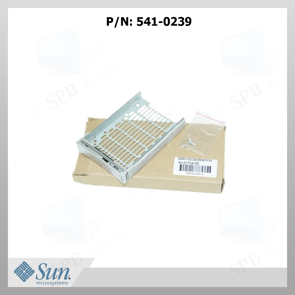 Салазки SUN Microsystems 2,5 SATA / SAS Hard Drive Tray Caddy (541-0239)