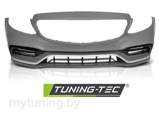Бампер передний для Mercedes C-Class W205 (18-...) в стиле C63 AMG
