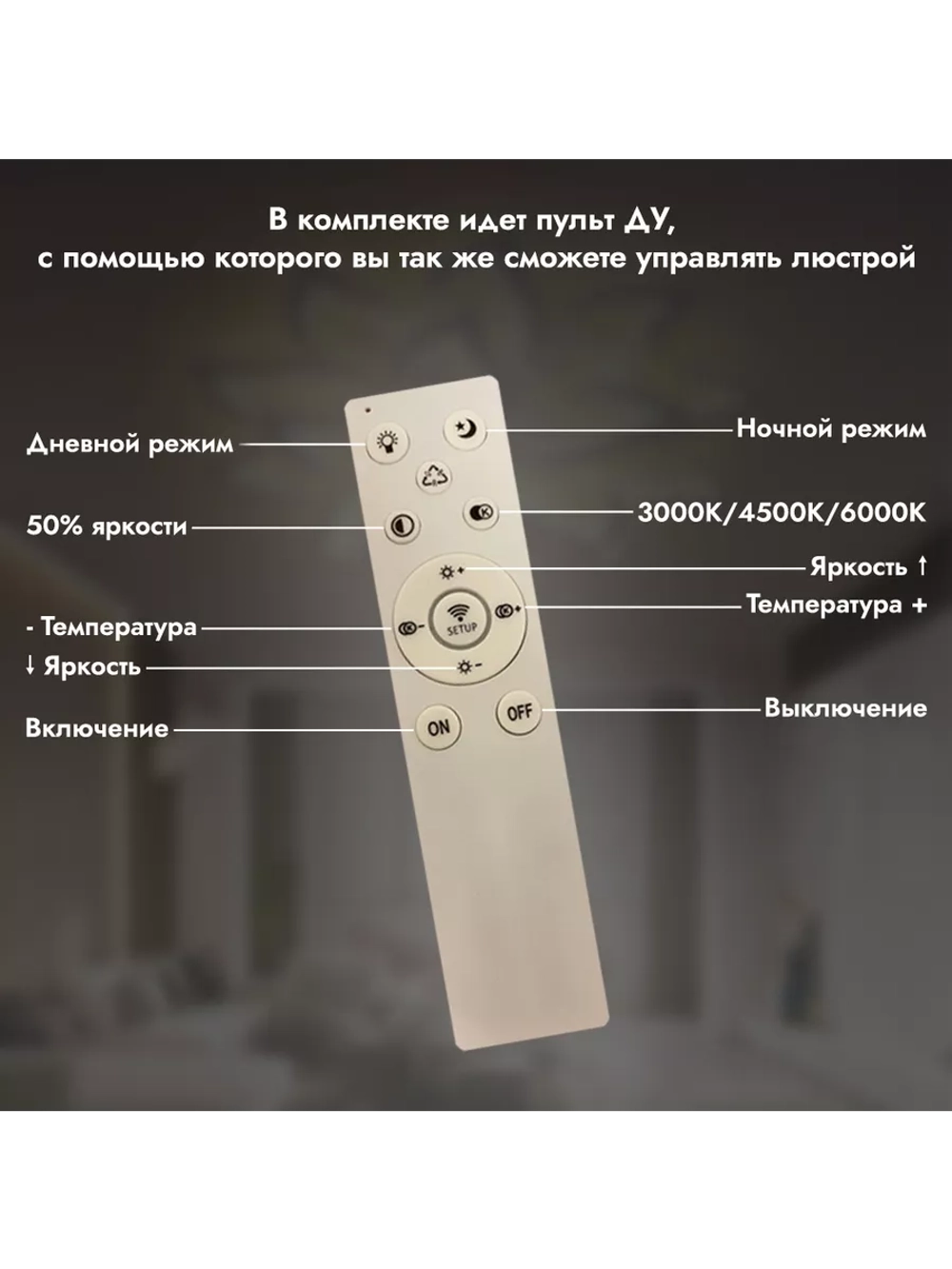 Люстра потолочная светодиодная DF8032/12