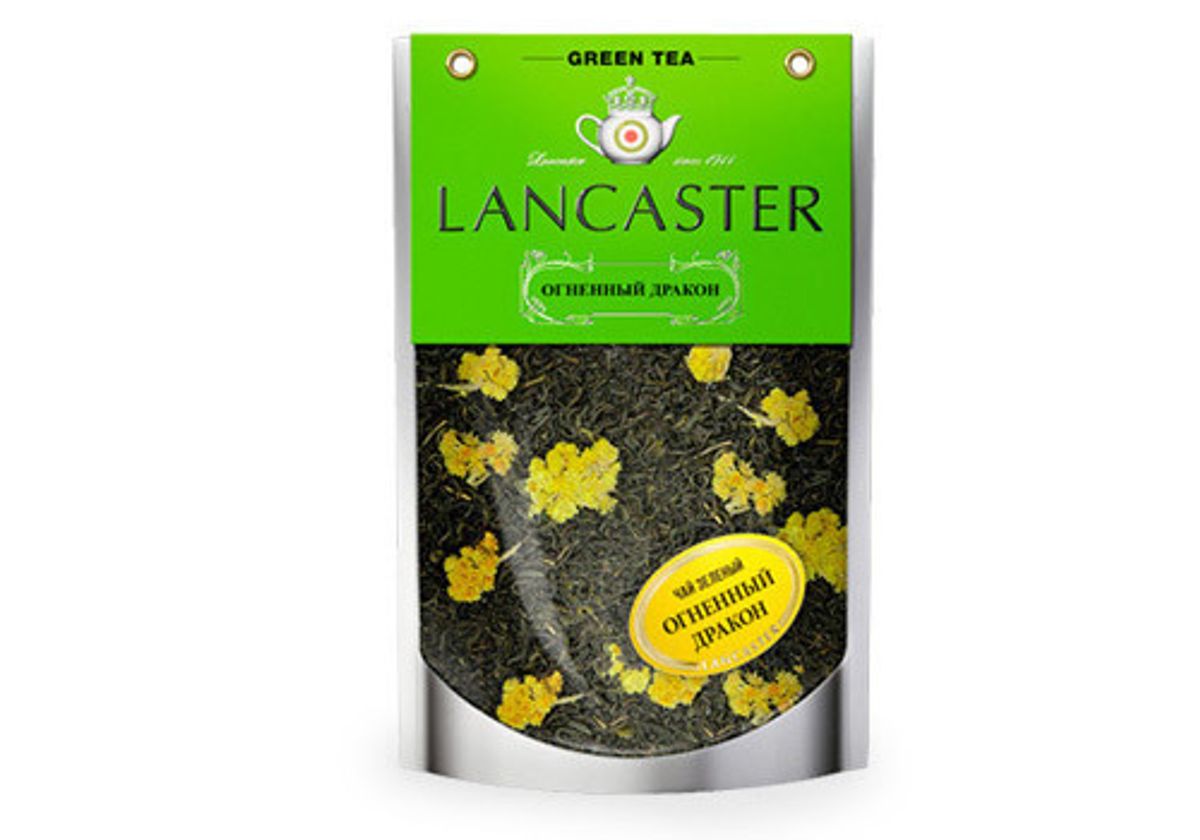 Чай "LANCASTER" зелёный Китайский крупнолистовой, 100г