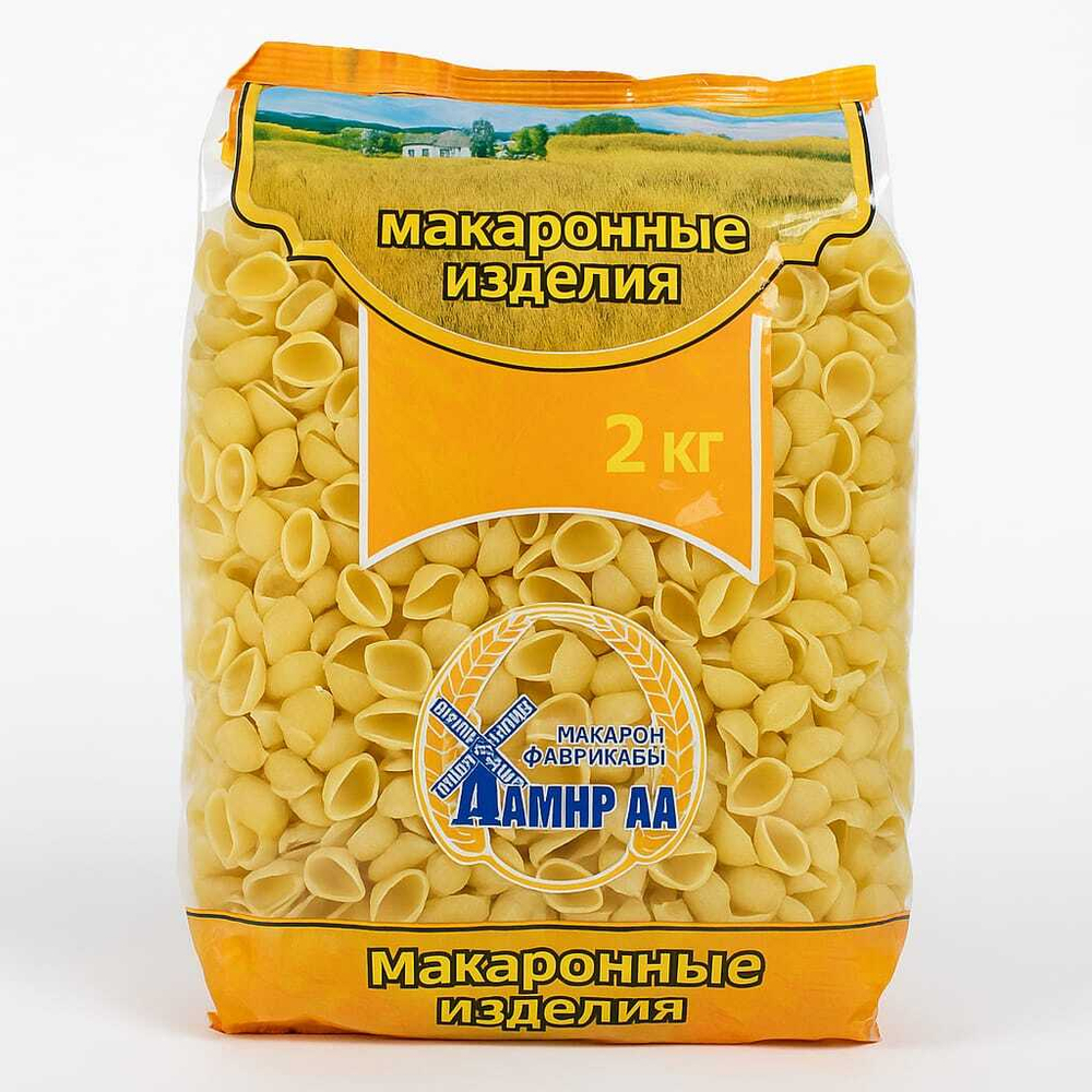 Макароны Дамир АА ракушка 2 кг