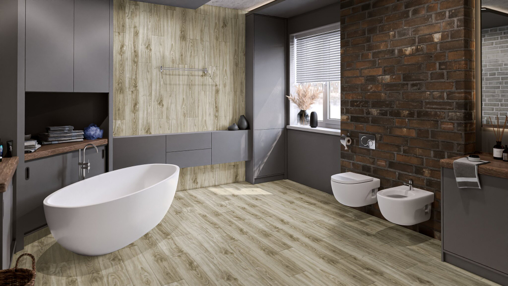 LVT-плитка Damy Floor SL3739-3-LVT Дуб Белый