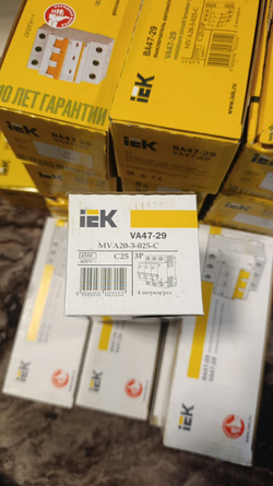 IEK Автоматические и Дифференциальные выключатели (Новые)