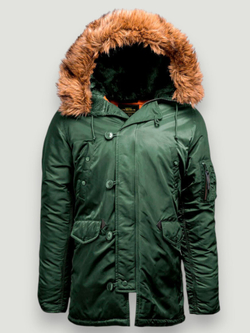 Alpha Slim Fit N-3B Parka (s.green)