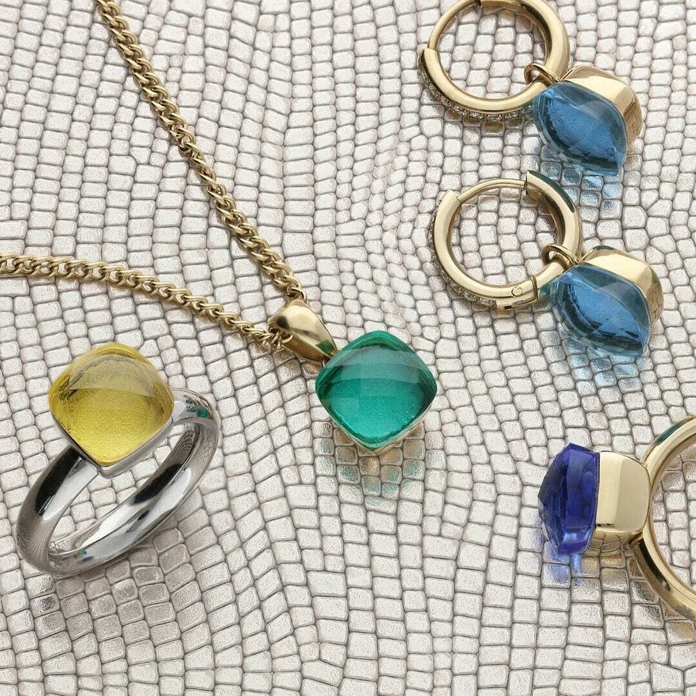 Кольцо Qudo Firenze light sapphire 18.5 мм 611019/18.4 BL/RG размер 18,5